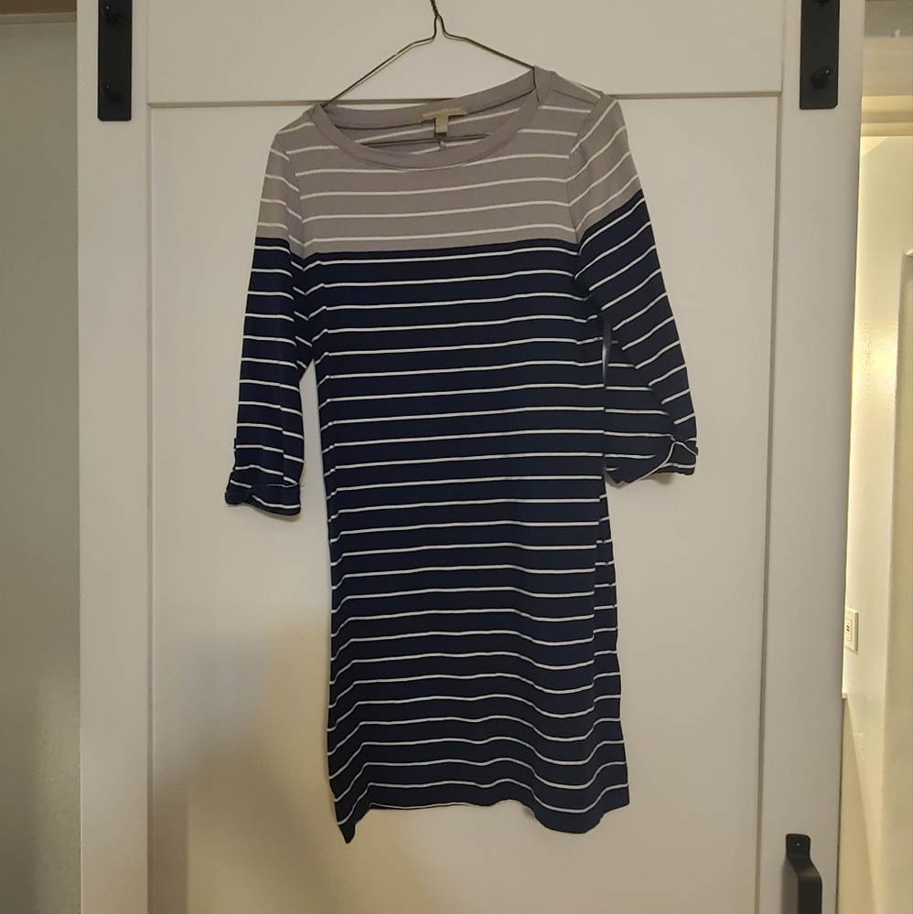 Stripped Sweater Dress